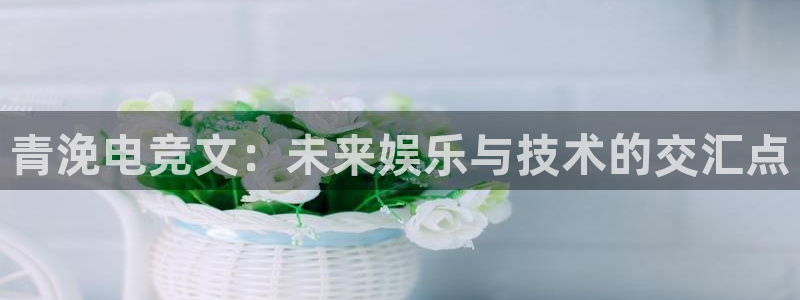 uwin电竞app下载：青浼电竞文：未来娱乐与技术的交汇点
